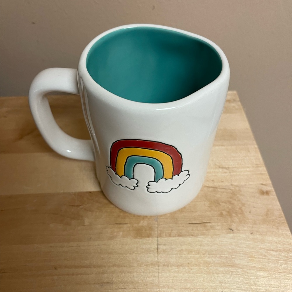 Rae Dunn Chasing Rainbows St Patrick's Day Mug Holiday Seasonal Decor 🍀 🌈 - Picture 3 of 3